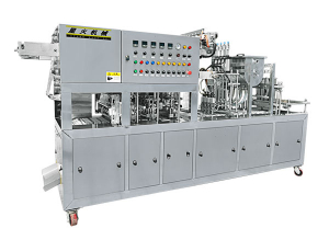 盒裝快餐灌裝封口設備-全自動快餐盒封口機